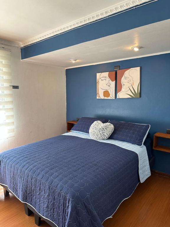 Postel nebo postele na pokoji v ubytování MAKTVB Costanera - Hostal Boutique