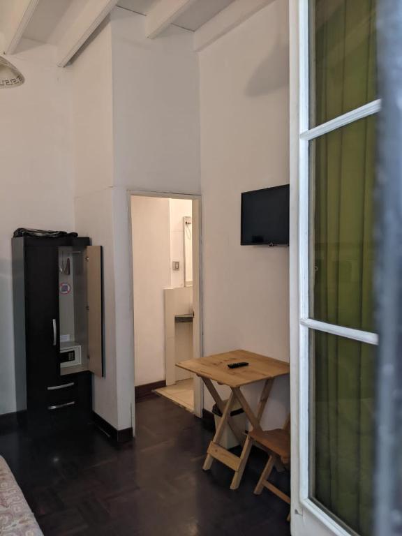 Kuchyň nebo kuchyňský kout v ubytování Hospedaje A Verde