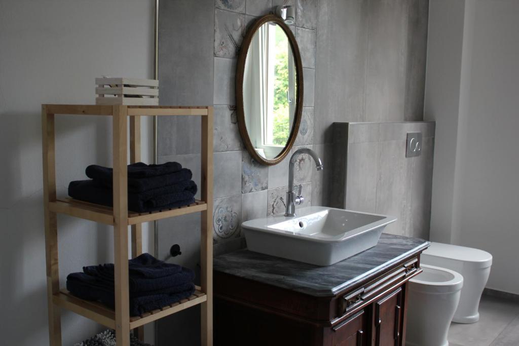 Koupelna v ubytování B&B I due tigli