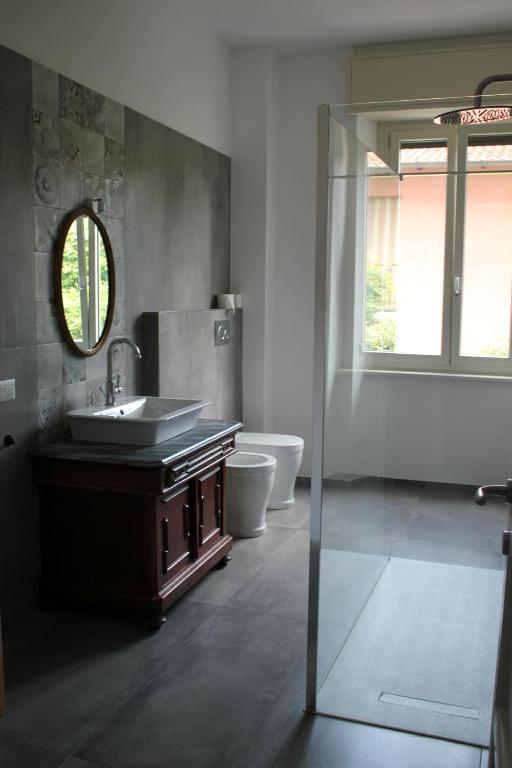 Koupelna v ubytování B&B I due tigli