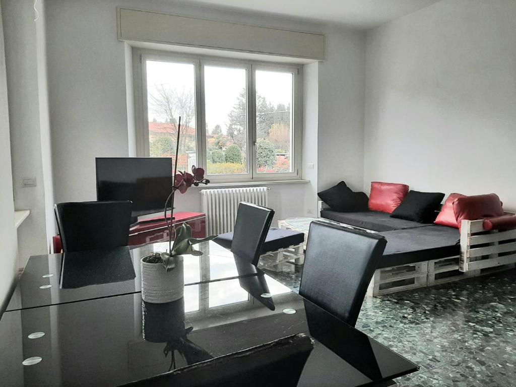 TV a/nebo společenská místnost v ubytování B&B I due tigli