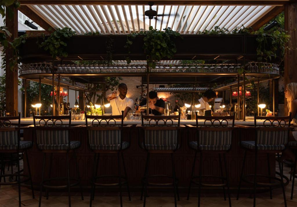 Restaurace v ubytování Soho House Tel Aviv