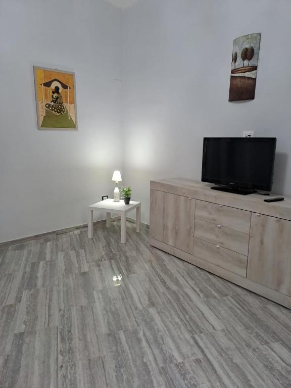 TV a/nebo společenská místnost v ubytování Casa Rosy