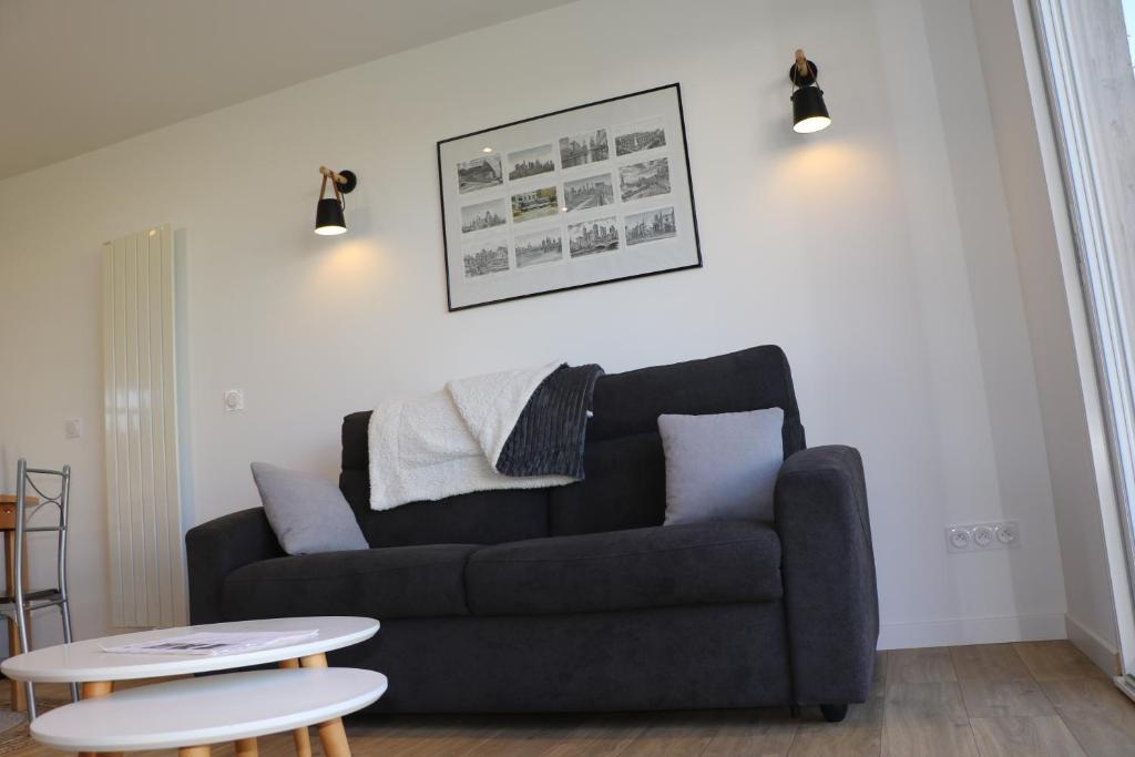 Jolie Maison en Bord de Mer à Pourville - Huis Met één Slaapkamer
