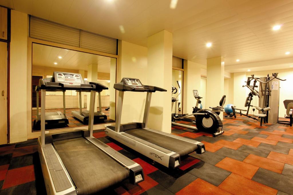 Fitness centrum a/nebo fitness zařízení v ubytování Evershine Resort & Spa