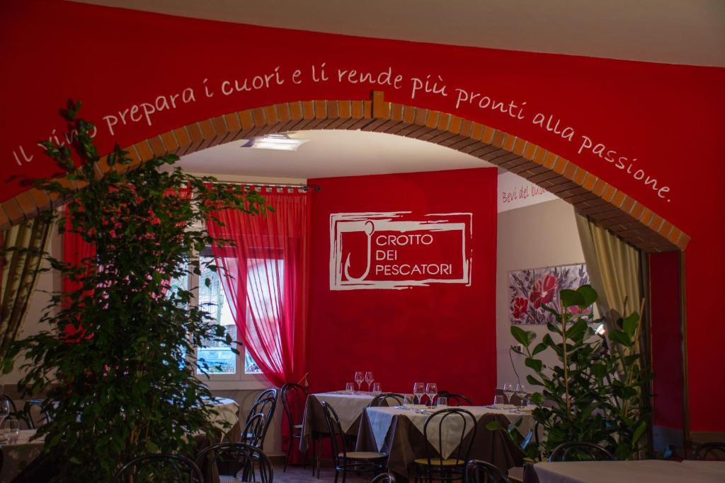 Restaurace v ubytování Crotto dei Pescatori