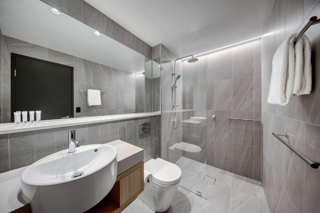 Koupelna v ubytování Vibe Hotel Hobart