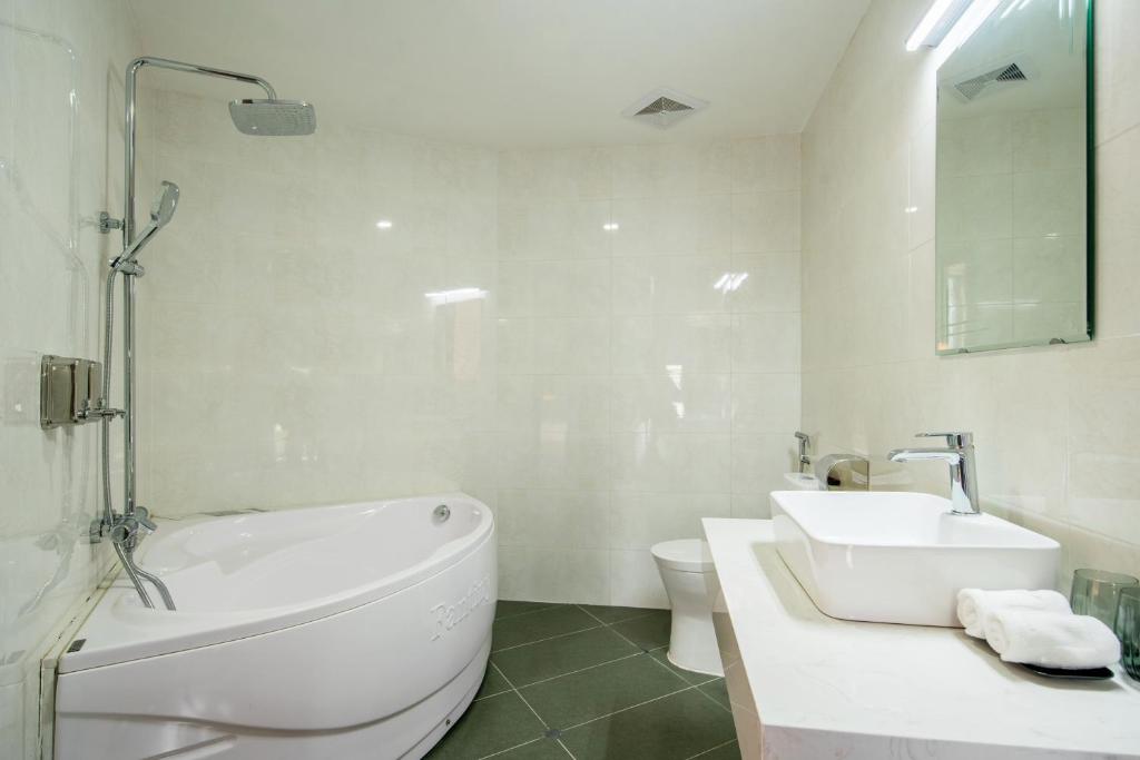 Koupelna v ubytování Jacayl Hotel TCG