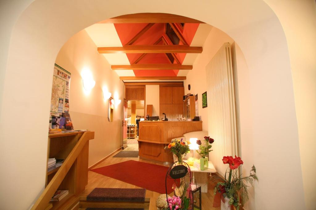 Postel nebo postele na pokoji v ubytování Hotel Am Kuhbogen