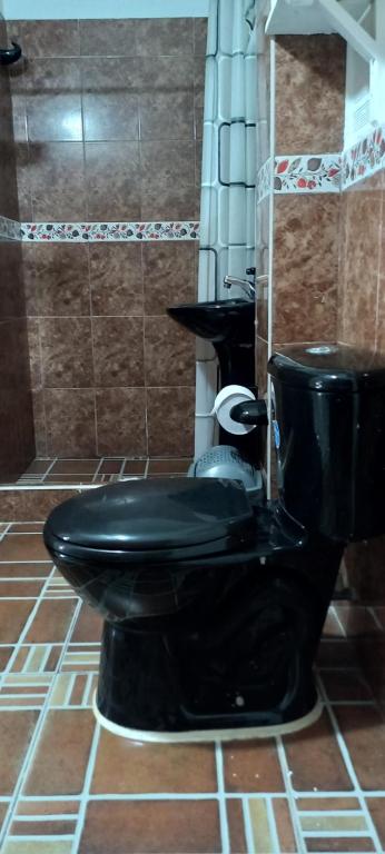 Koupelna v ubytování Apartamento Santorini Colombiano