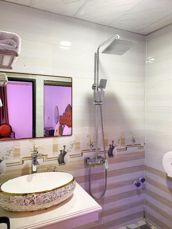 Koupelna v ubytování Hoàng Gia Đông Anh Hotel