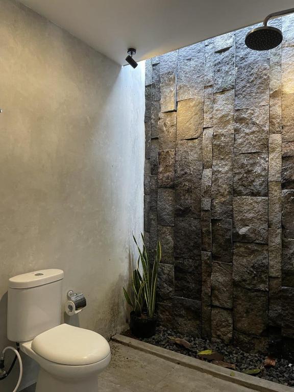 Koupelna v ubytování DJipangan Home
