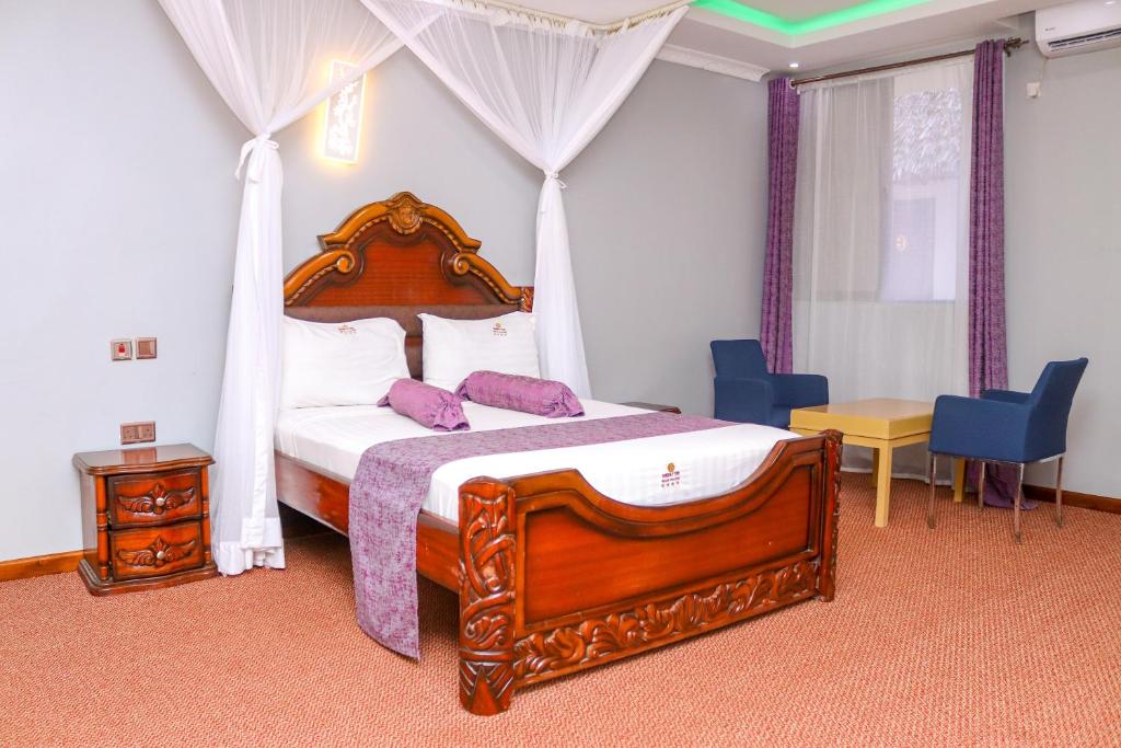 Postel nebo postele na pokoji v ubytování Sheratton Beach Villagio