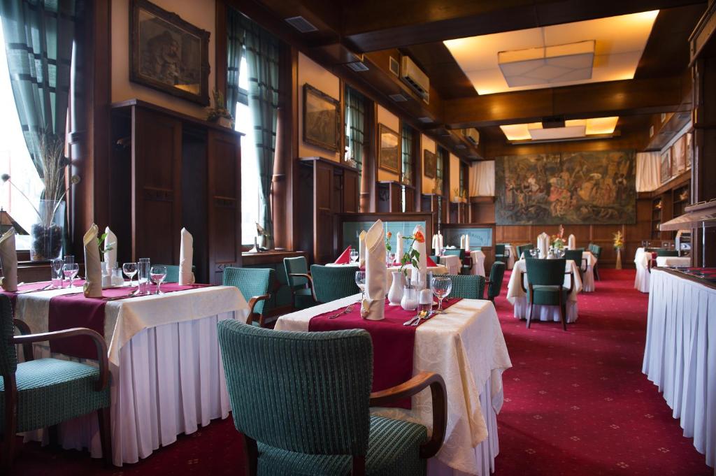 Restaurace v ubytování Brioni Suites