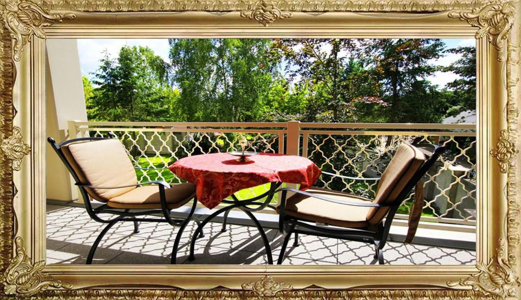 Balkón nebo terasa v ubytování Burg Hotel Romantik