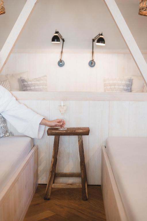 Postel nebo postele na pokoji v ubytování Hotel Rössle