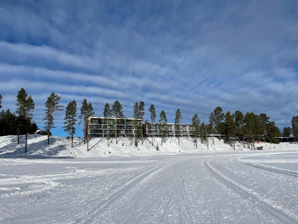 Vuokatti Chalets Aarni зимой
