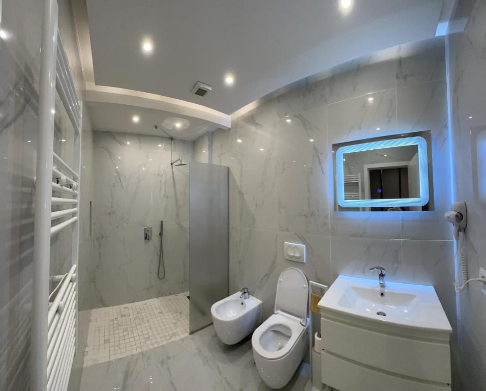 Koupelna v ubytování Hotel Colis