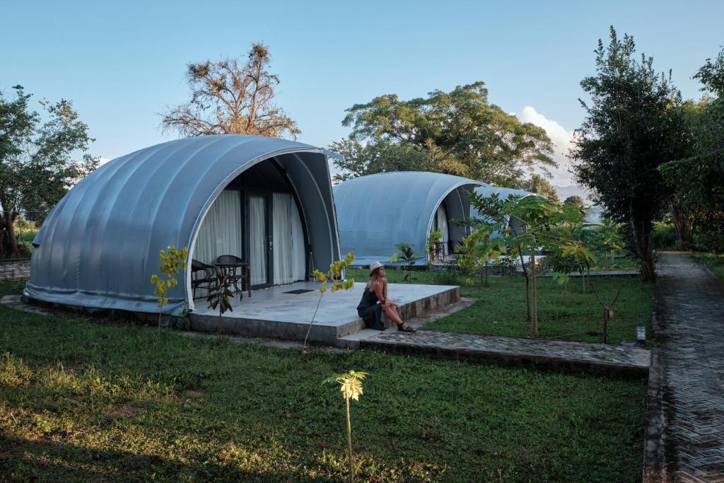 Zahrada ubytování NIVADOO RESORT SIGIRIYA