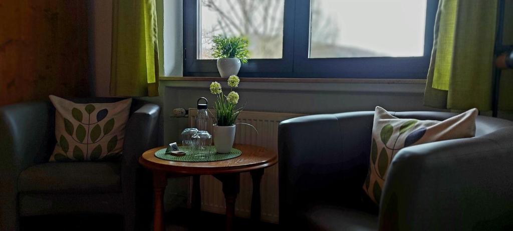 Posezení v ubytování Gasthaus Zur Linde