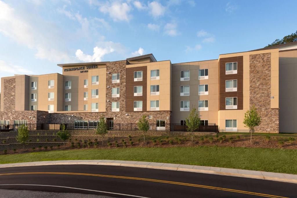a rendering of the exterior of a building at TownePlace Suites Boone in Boone
