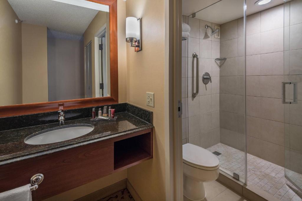Koupelna v ubytování Provo Marriott Hotel & Conference Center