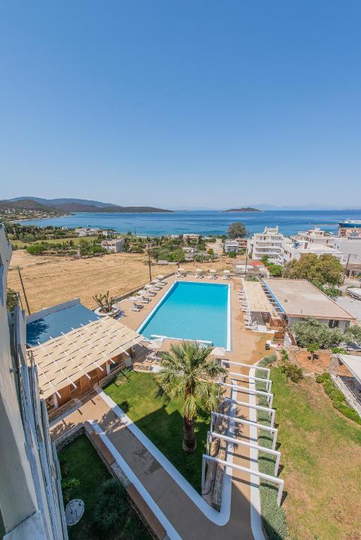 Bazén v ubytování Marmari Bay Hotel nebo v jeho okolí