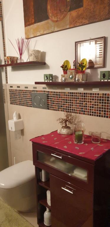 A bathroom at Monteceneri 9 B&b