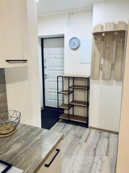 Kuchyň nebo kuchyňský kout v ubytování Platform 2 Narva