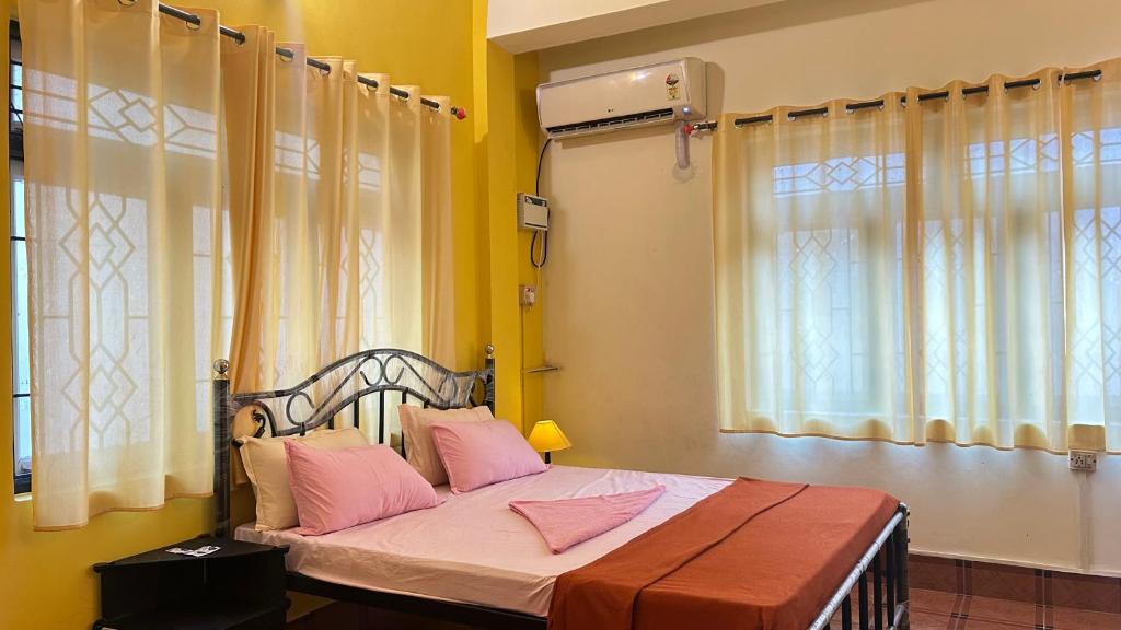 Postel nebo postele na pokoji v ubytování Muffys Holiday Home