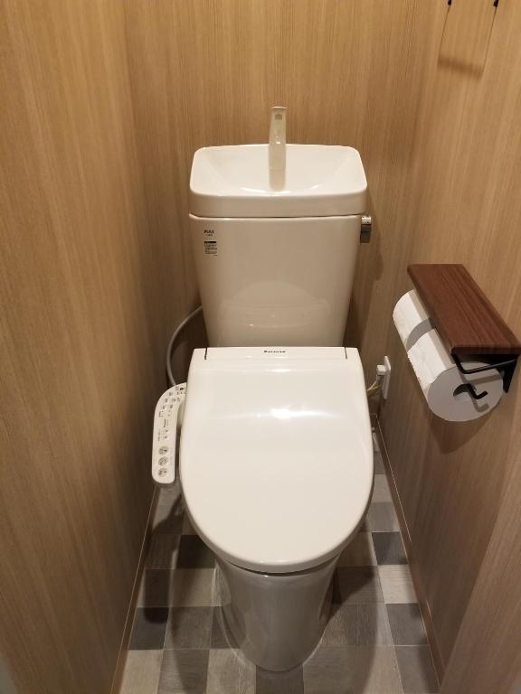 Koupelna v ubytování Hotel Eco Dogo