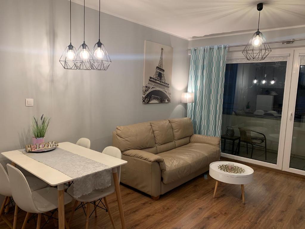 Posezení v ubytování Apartament Aquasfera