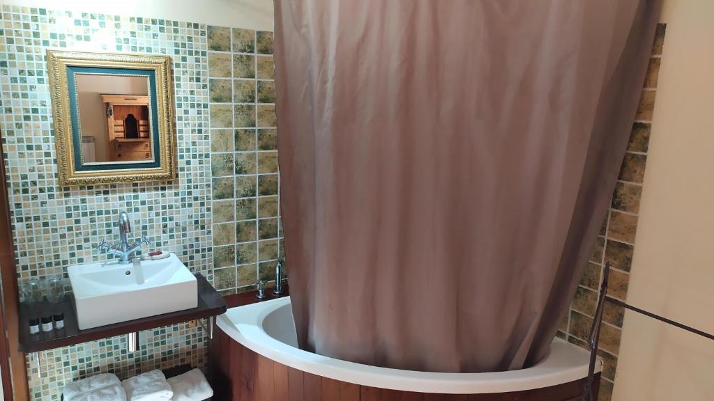 Koupelna v ubytování Hotel Rural Cayetana