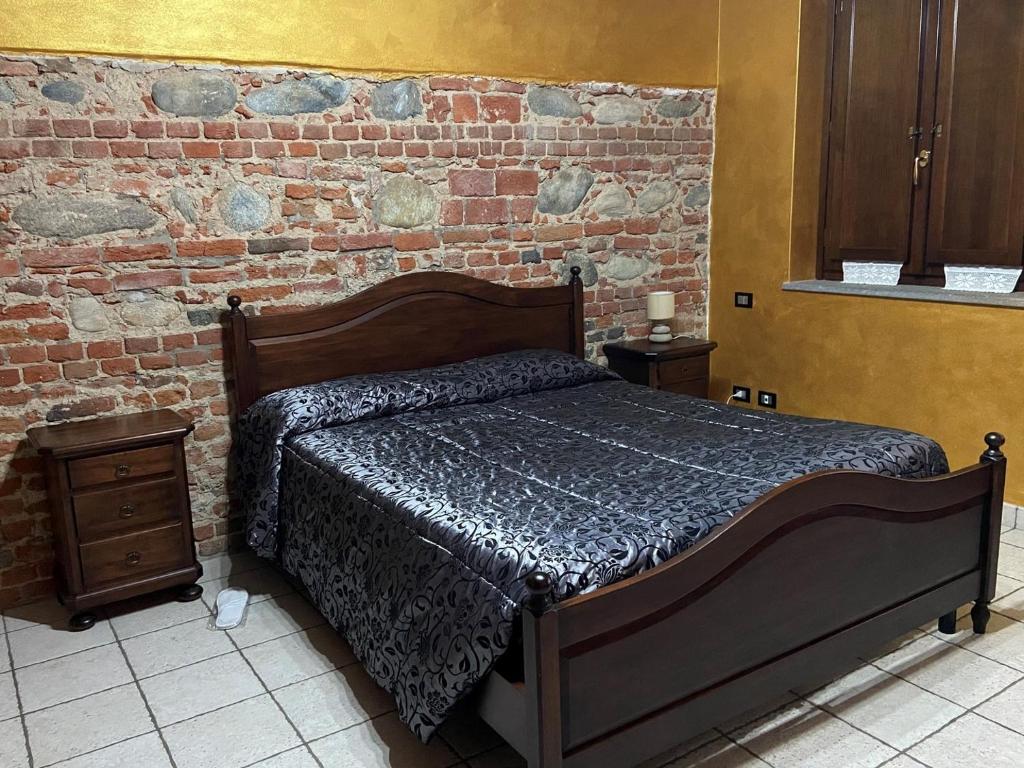 Postel nebo postele na pokoji v ubytování AGRITURISMO I CAMINI