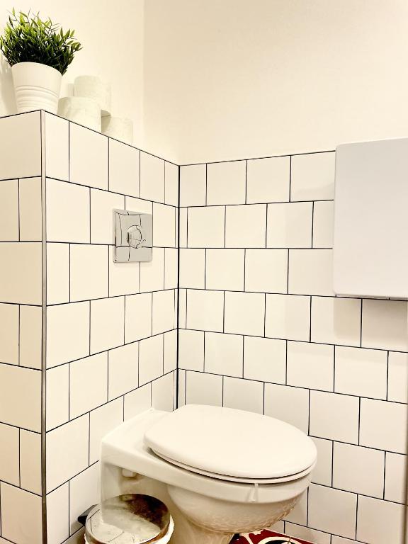 Koupelna v ubytování Eotvos 25 Apartment