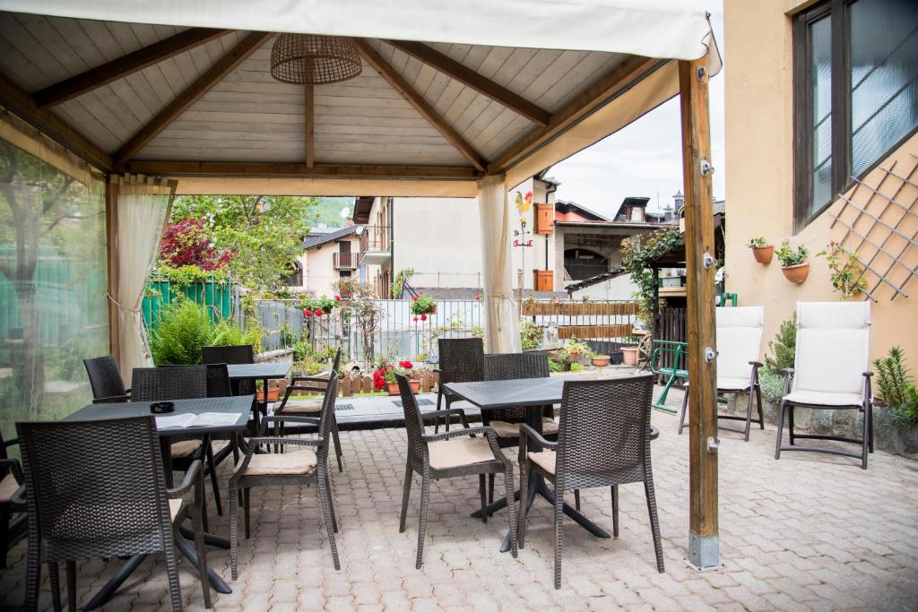 Patio nebo venkovní prostory v ubytování Hotel Marguareis