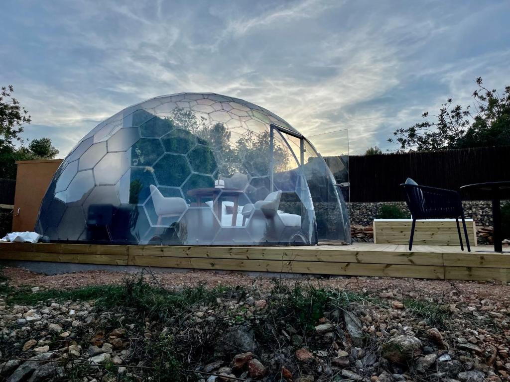 Jardín al aire libre en Noches de Calig
