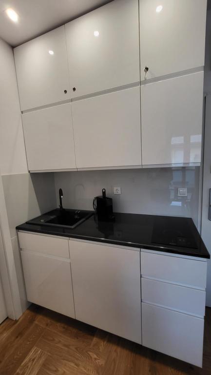 A kitchen or kitchenette at Malibu Apartments