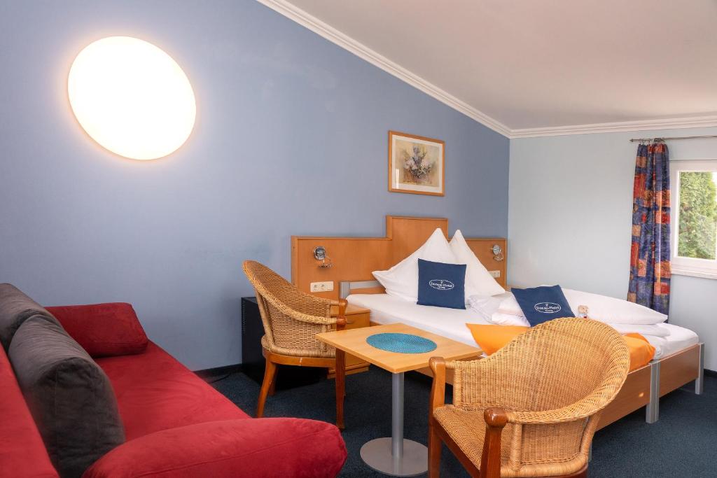 Posezení v ubytování Donau-Hotel