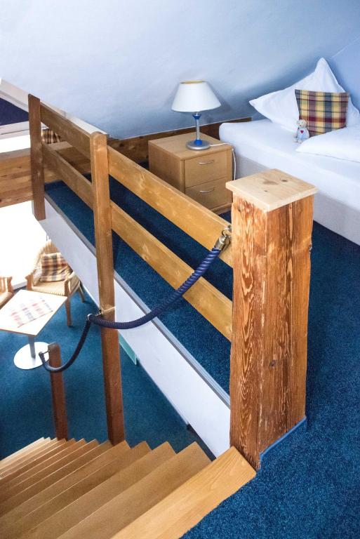 Postel nebo postele na pokoji v ubytování Donau-Hotel