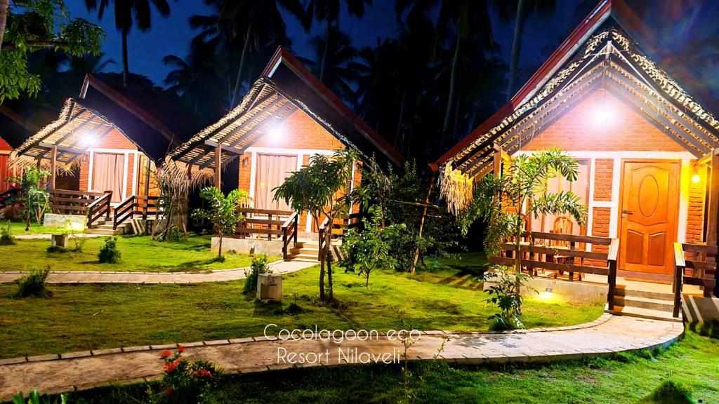 Zahrada ubytování Cocolagoon eco Resort Nilaveli