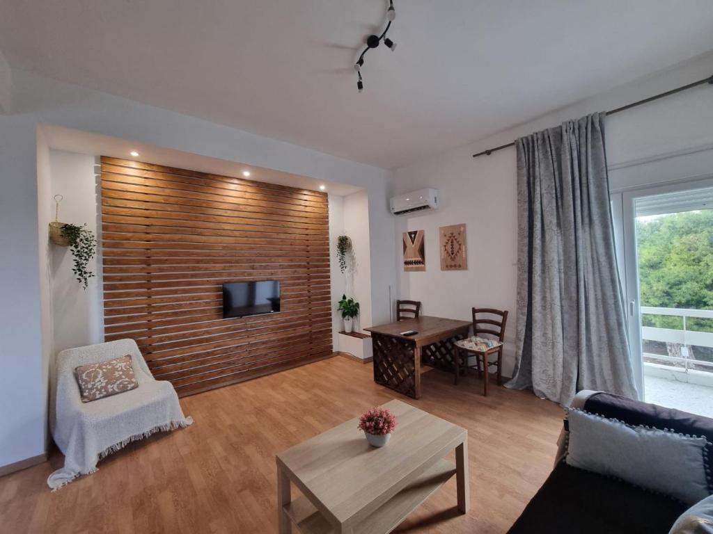 Posezení v ubytování PINE TREE apartment