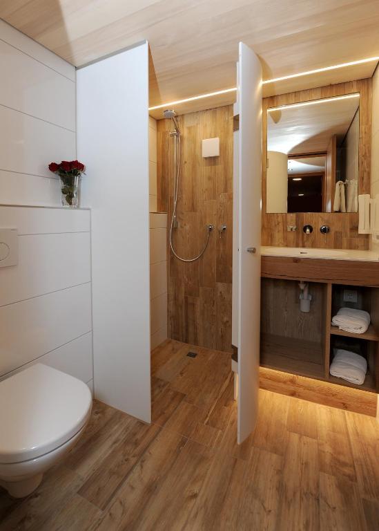 Koupelna v ubytování Hotel St Hubertus