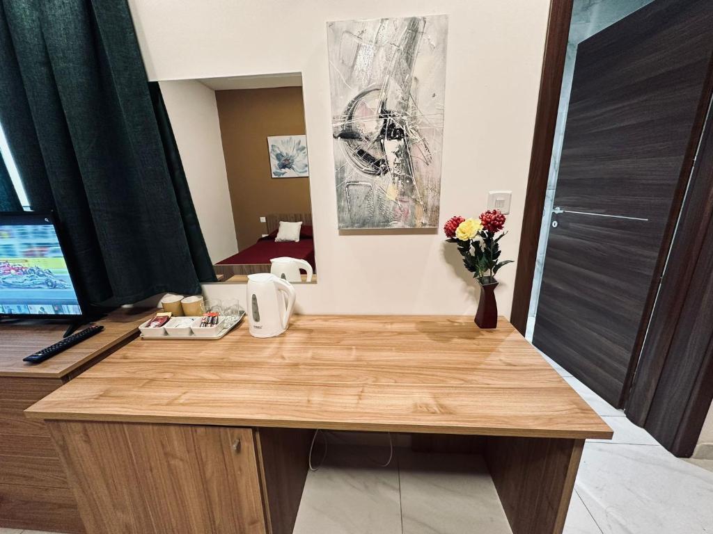 TV a/nebo společenská místnost v ubytování Seaside Accomodation