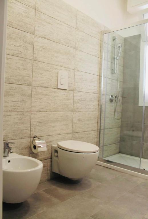 Koupelna v ubytování Garden Apartment