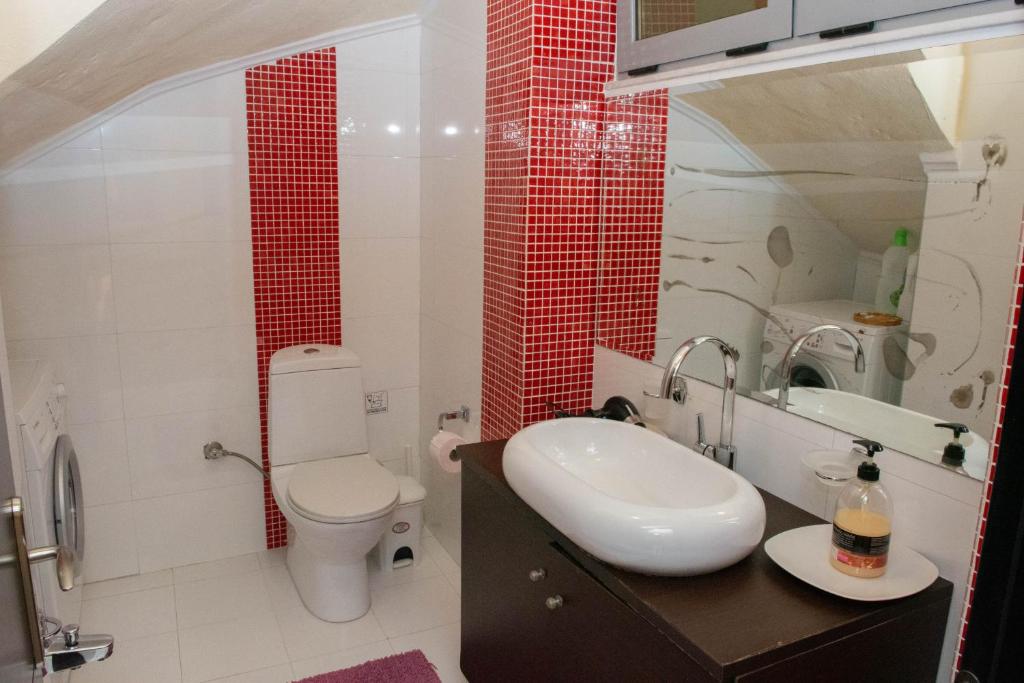 Koupelna v ubytování Tajo VIllas