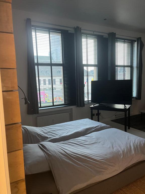 Postel nebo postele na pokoji v ubytování Peter House