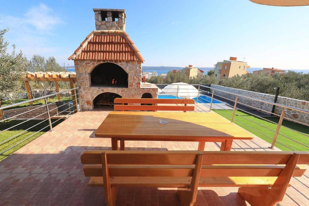 Balkón nebo terasa v ubytování Modern House Giulia