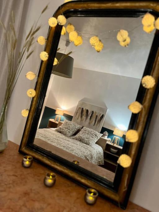 Posteľ alebo postele v izbe v ubytovaní Appartement - Centre ville historique - Avec vue