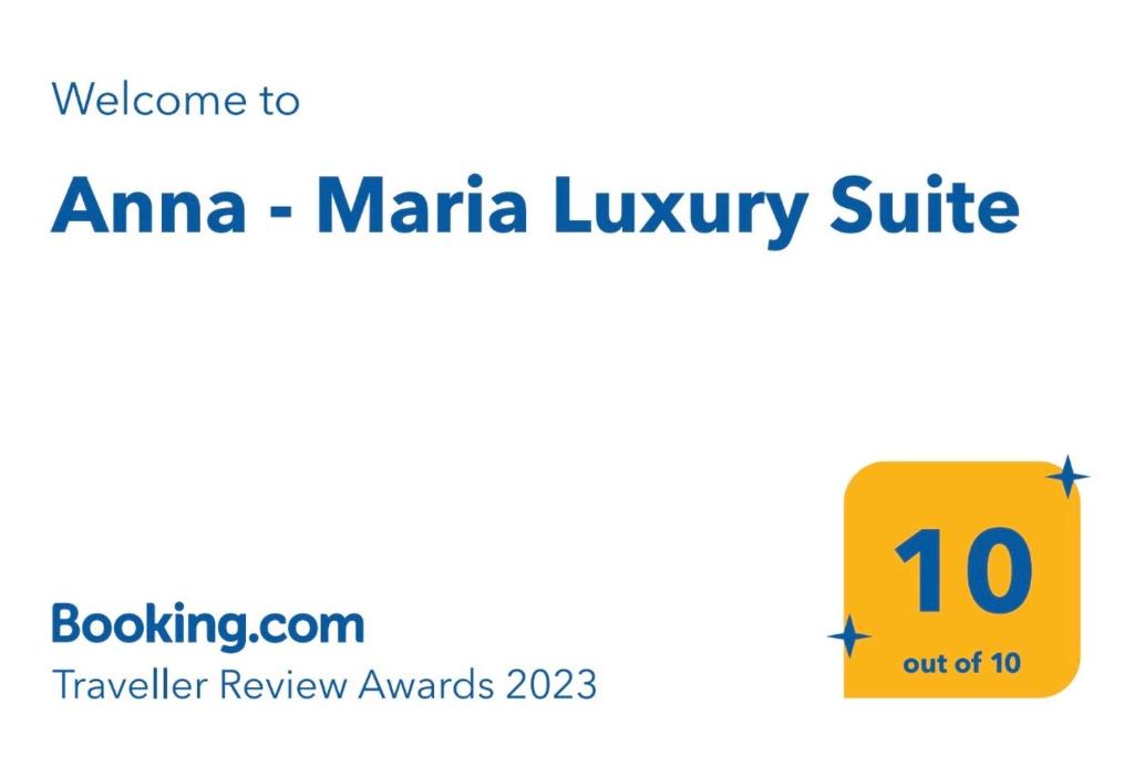 Certifikát, hodnocení, plakát nebo jiný dokument vystavený v ubytování Anna - Maria Luxury Suite